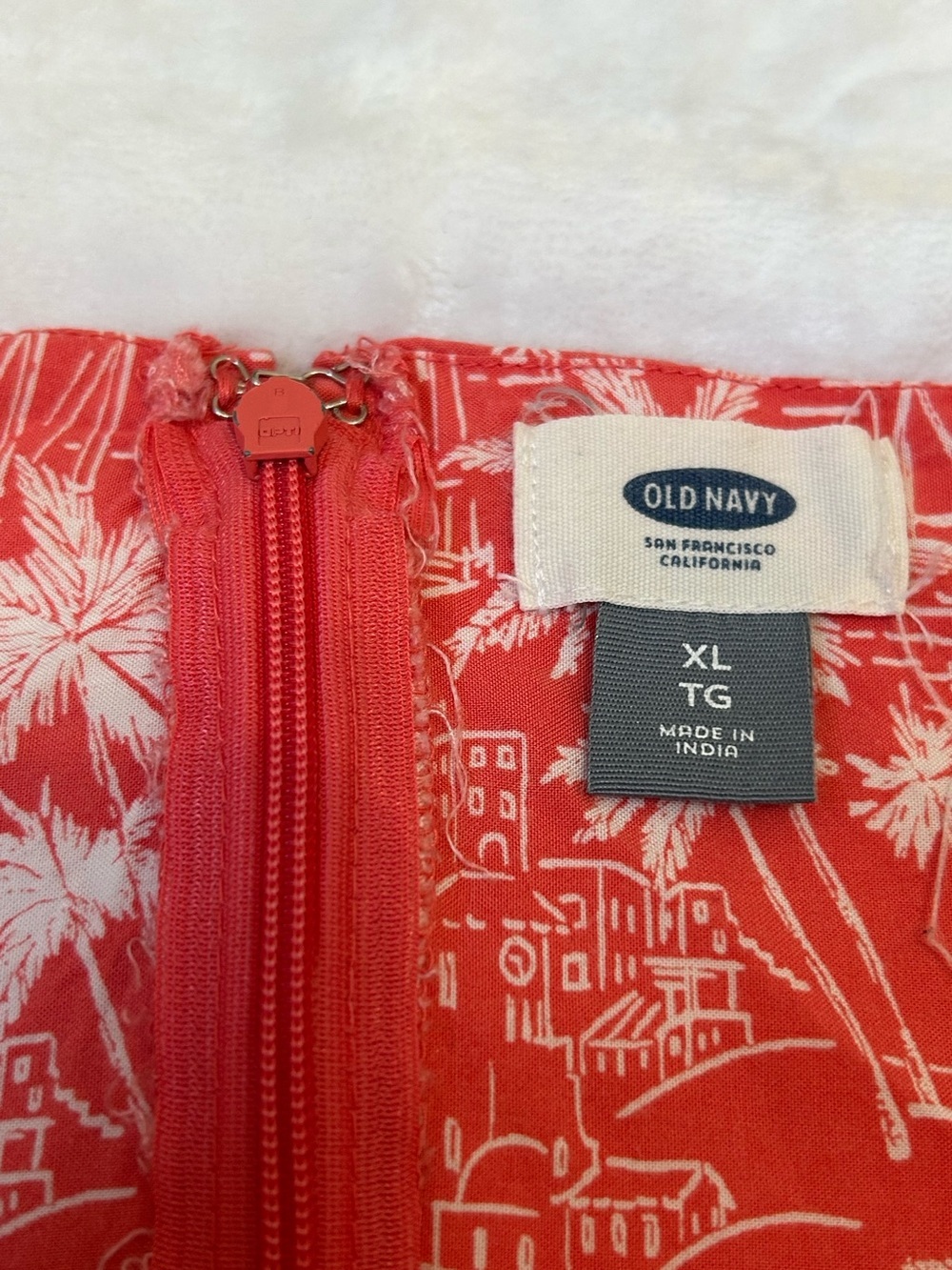 Old Navy Coral Sundress Size XL - Picture 5 of 8